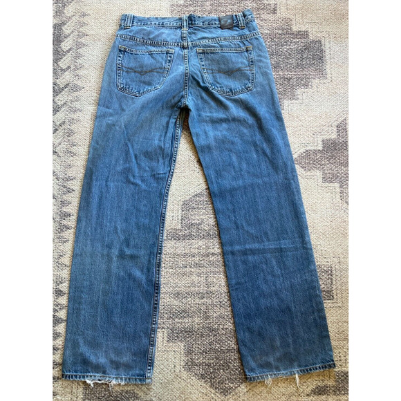 VTG Men's Sz 31x32 ANCHOR BLUE Jeans Relaxed Fit Y2K Grunge Pants - Picture 8 of 8